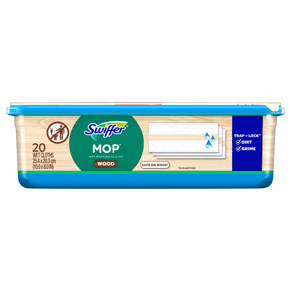 Swiffer Wood Wet Mopping Cloths