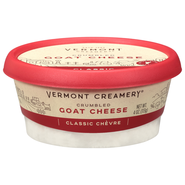 Vermont Creamery Classic Chevre Goat Cheese Crumbles