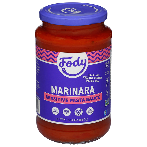 Fody Gluten Free Sensitive Marinara Pasta Sauce