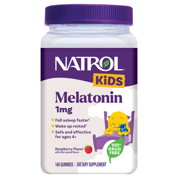 Natrol Kids Melatonin 1mg Gummies Raspberry