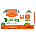 Tropicana Pure Premium Original No Pulp 100% Orange Juice - 6 pk