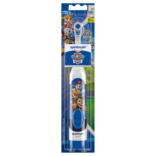 Spinbrush Kid's Paw Patrol Soft Powered Toothbrush