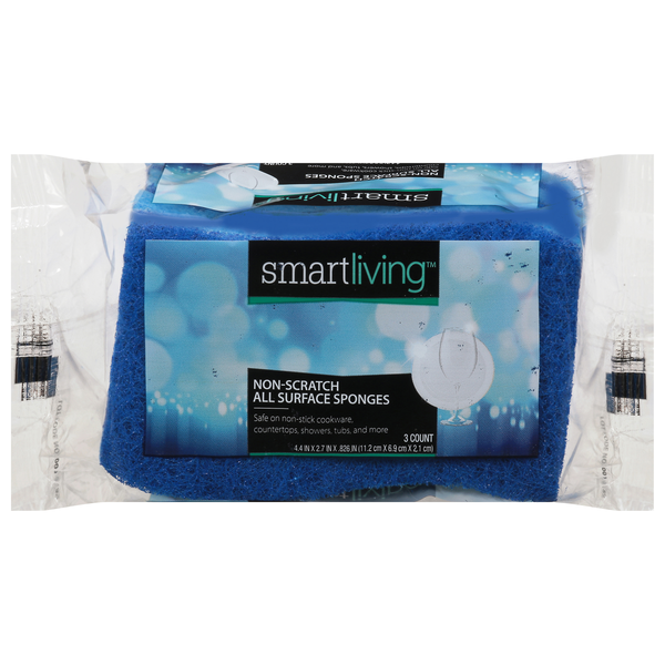 Smart Living Non-Scratch All Surface Sponges