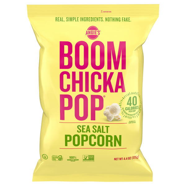 Angie's BOOMCHICKAPOP Gluten Free Sea Salt Popcorn