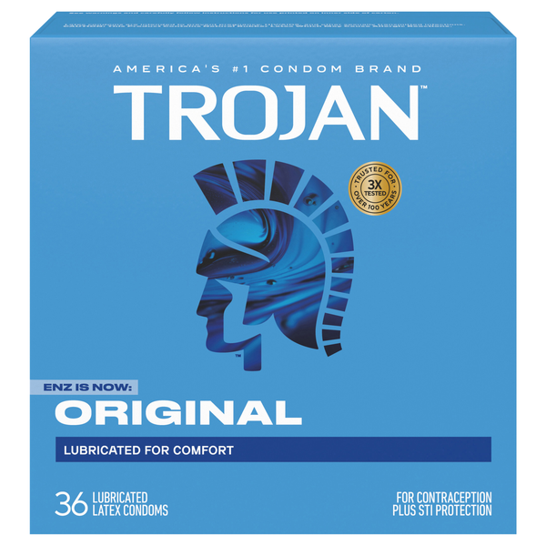 Trojan Original Lubricated Latex Condoms Value Pack