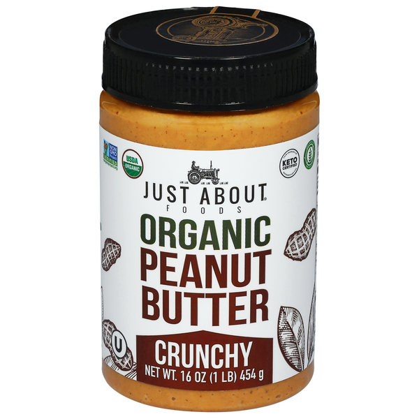 Just About Foods Organic Crunchy Peanut Butter