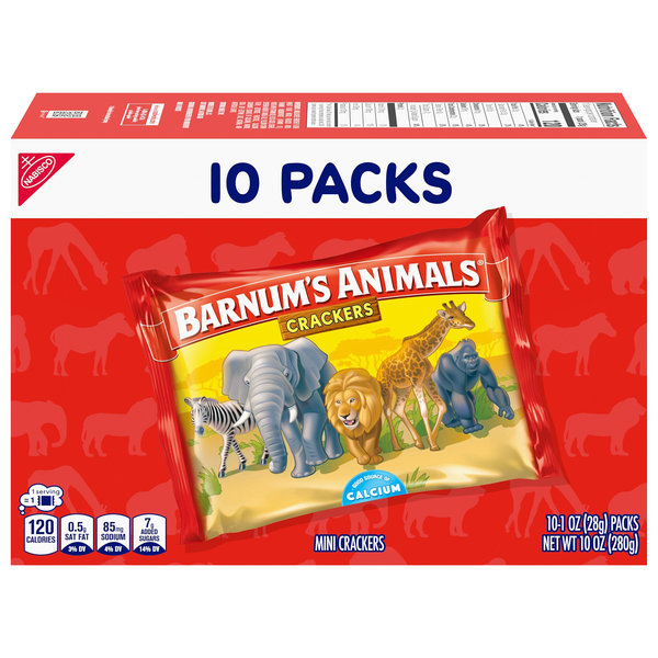 Nabisco Barnum's Mini Animal Crackers - 10 ct