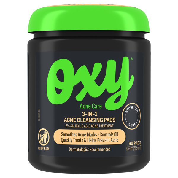 Oxy Acne Medication 3-in-1 Pads Maximum Strength Salicylic Acid