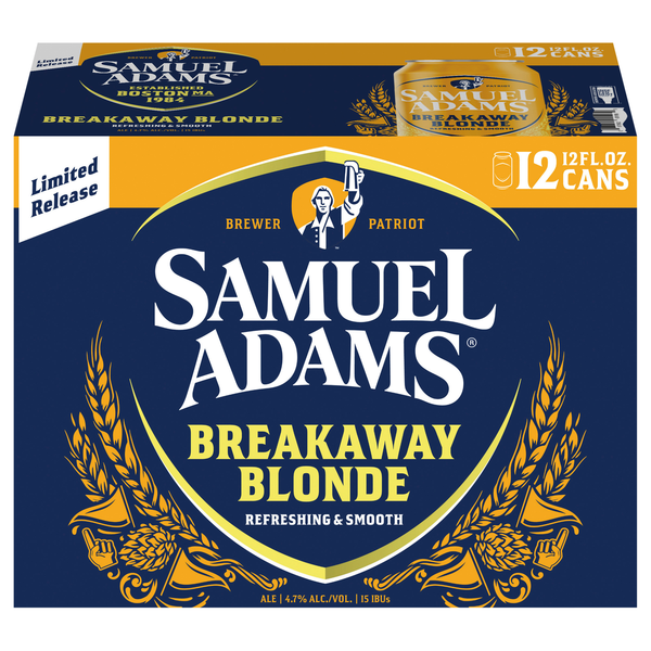 Samuel Adams Breakaway Blonde Ale Beer - 12 pk
