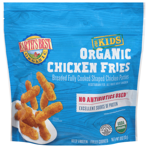 Save on Earth's Best Chicken Fries Keep Frozen Organic Order Online