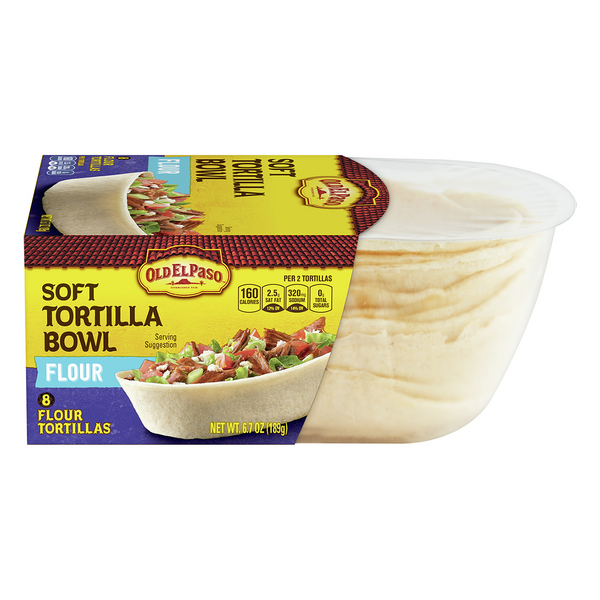 Save on Old El Paso Soft Tortillas Bowls Flour 8 ct Order Online