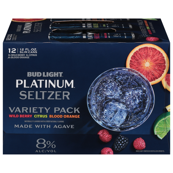 Save on Bud Light Platinum Seltzer Variety Pack 12 pk Order Online