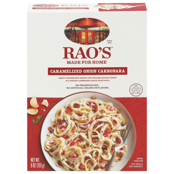 Rao's Made for Home Caramelized Onion Carbonara Frozen Meal