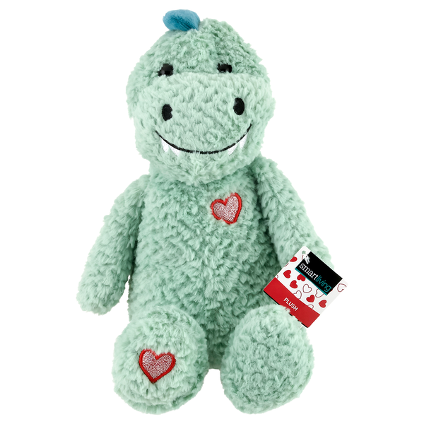 Smart Living Valentine's Day Plush Light Green Dino