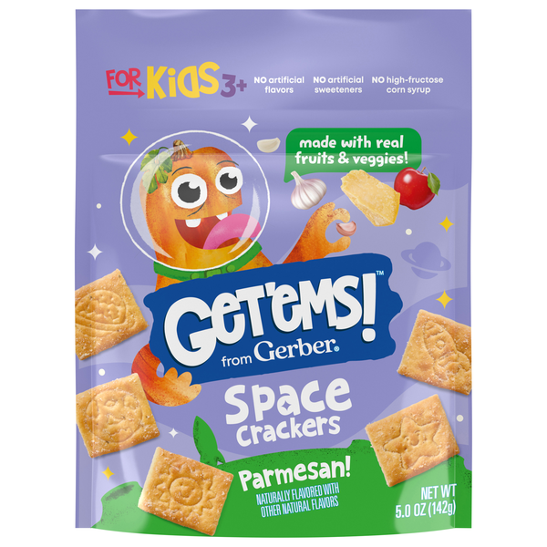 Get'ems! from Gerber Parmesan Space Crackers