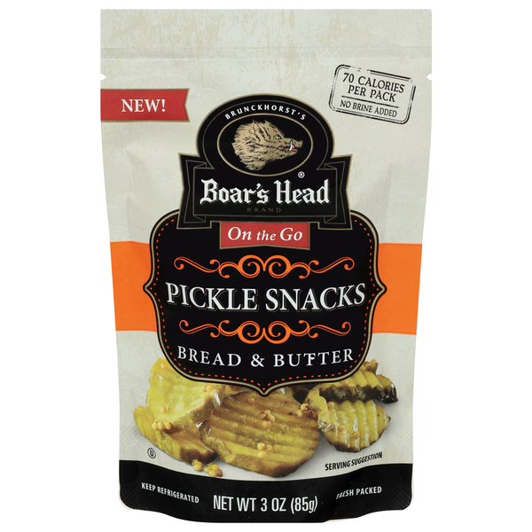 Boar's Head On the Go Bread & Butter Pickle Snacks
