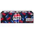 Pepsi Zero Sugar Wild Cherry Cola Soda - 12 pk