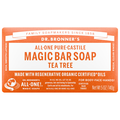 Dr. Bronner's Organic All-One Hemp Tea Tree Pure Castile Soap Bar