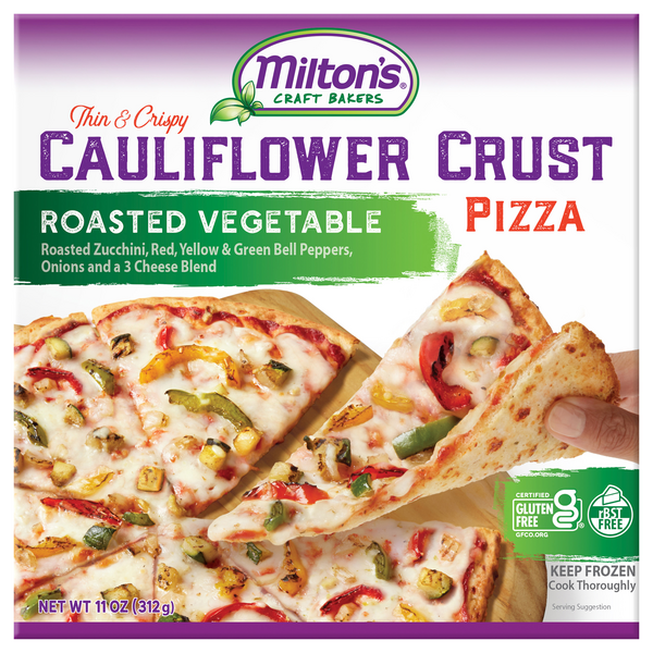 Save on Milton's Thin & Crispy Cauliflower Crust Pizza Roasted