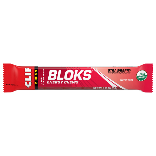 CLIF Bloks Gluten Free Strawberry Energy Chews