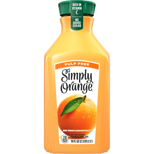 Simply Pulp Free Orange Juice