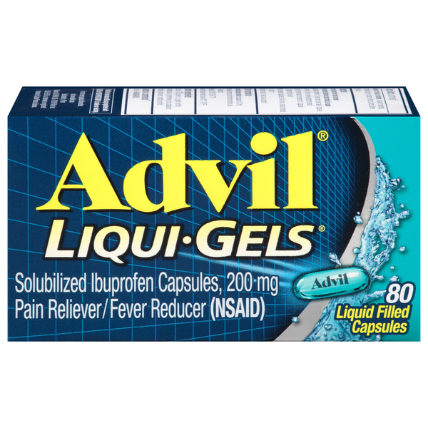 Advil Ibuprofen Pain Relief 200 mg Liqui-Gels