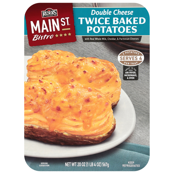 Reser's Main St. Bistro Twice Baked Double Cheese Potatoes Refrigerated