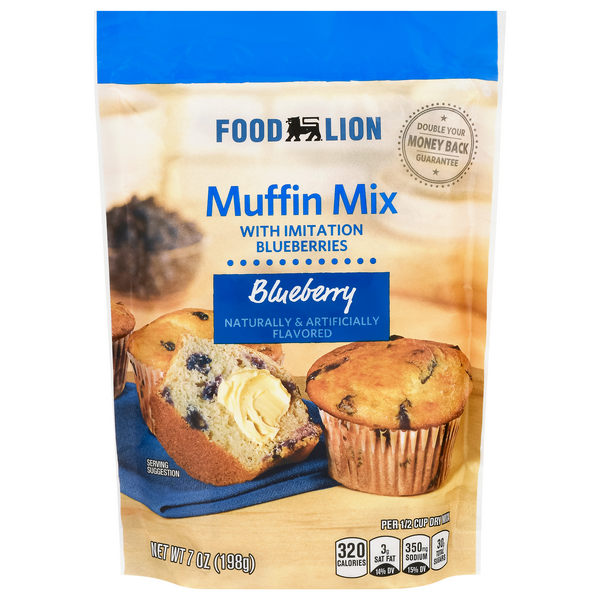 Food Lion Blueberry Muffin Mix