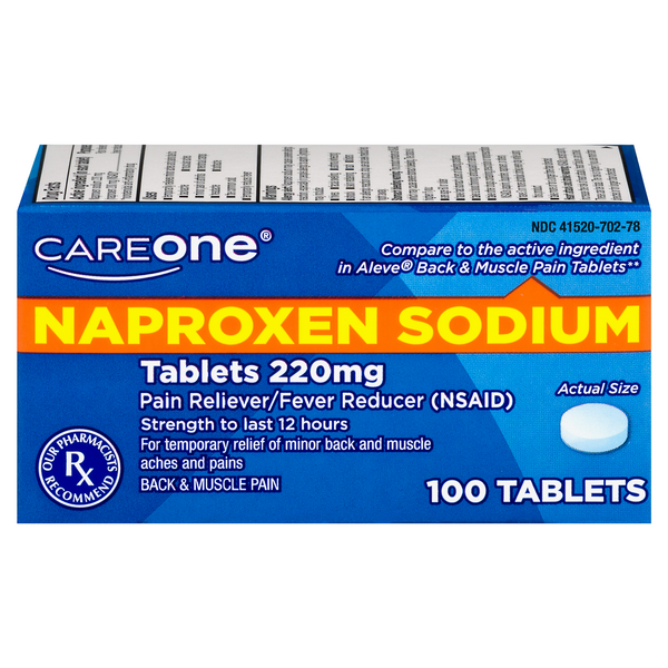 Save on CareOne Naproxen Sodium 220 mg Tablets Order Online Delivery Giant