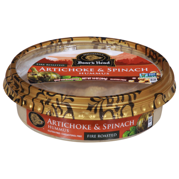 Save on Boar's Head Hummus Fire Roasted Artichoke & Spinach Order