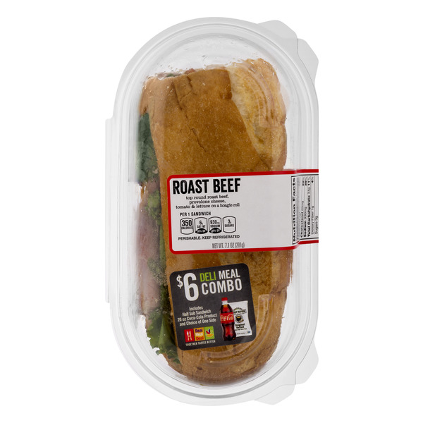 Save on Giant Deli Sandwich Roast Beef 