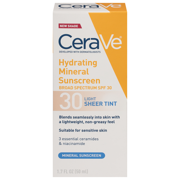 CeraVe SPF 30 Hydrating Mineral Sunscreen