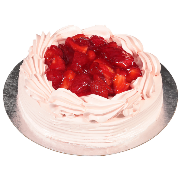 Food Lion Bakery Yellow Cake with Whipped Strawberry Icing