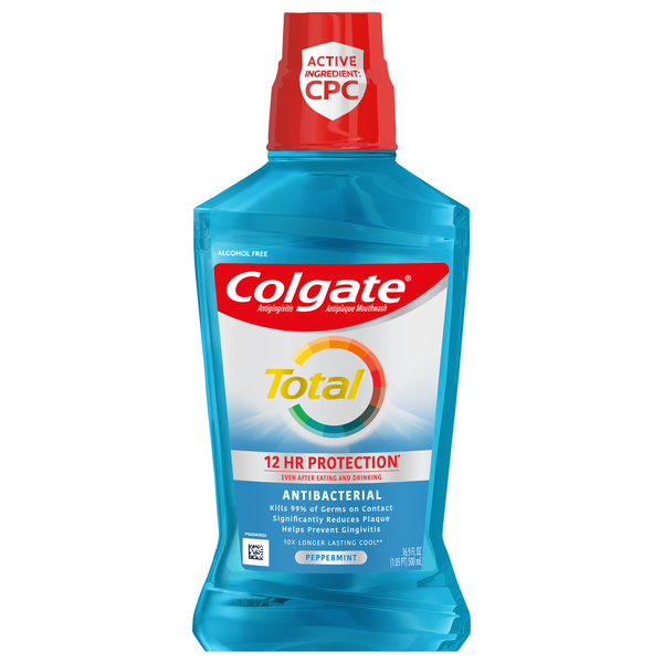 Colgate Total 12HR Protection Peppermint Mouthwash