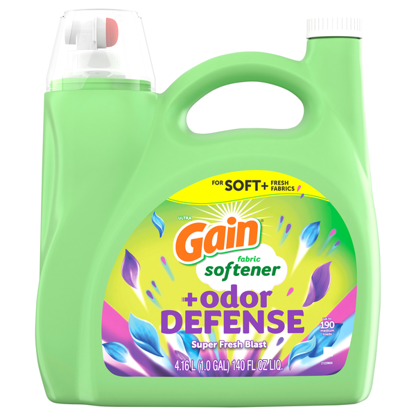 Gain + Odor Defense Super Fresh Blast Liquid Fabric Softener