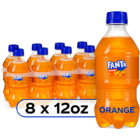 Fanta Orange Soda Caffeine Free - 8 pk