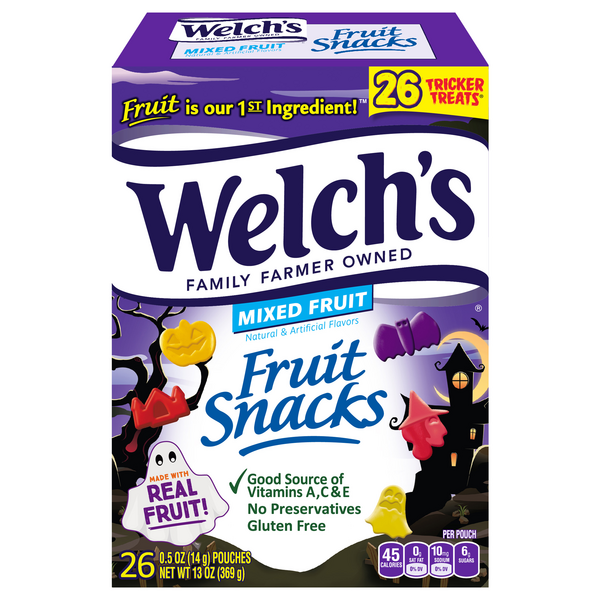 Save on Welch's Fruit Snacks Mixed Fruit Halloween 26 ct Order Online