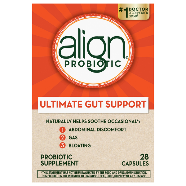 Align Probiotic Ultimate Gut Support Supplement Capsules