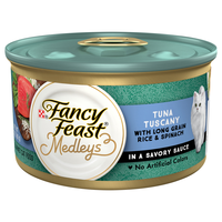 Fancy Feast Medleys in Sauce Tuna Tuscany with Rice & Spinach Wet Cat Food