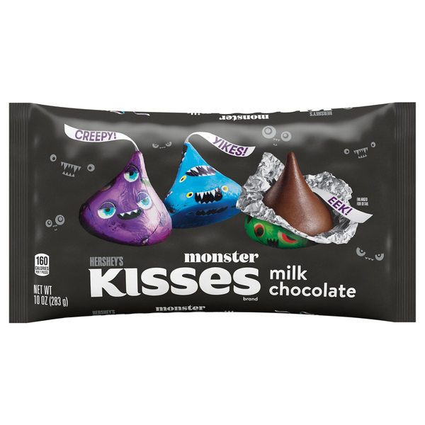 Hershey's KISSES Monster Milk Chocolate Halloween Candy