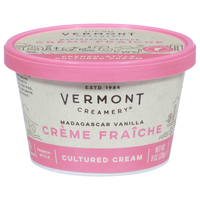 Vermont Creamery Madagascar Vanilla Creme Fraiche | Hannaford