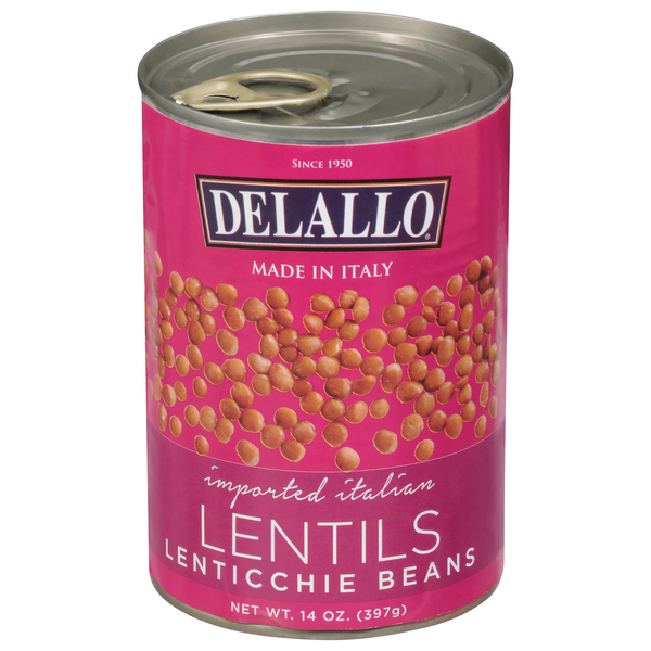 DeLallo Imported Lentils Lenticchie Beans