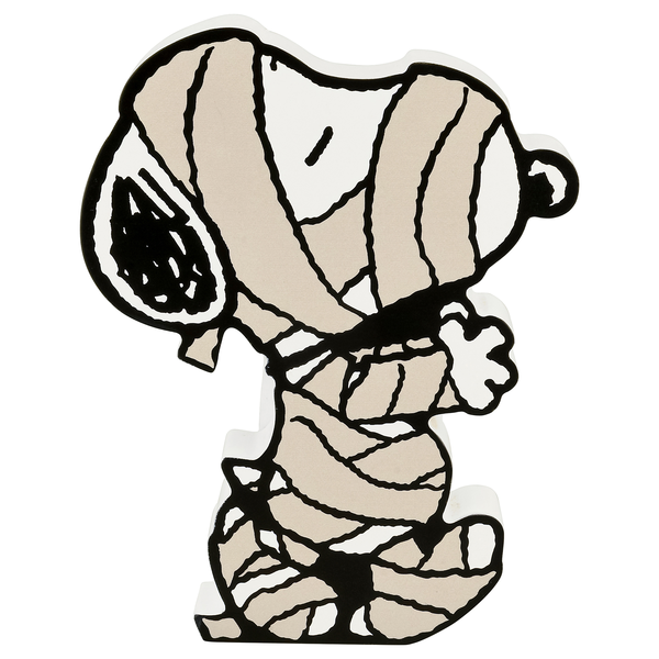Peanuts Wood Decor Mummy Snoopy