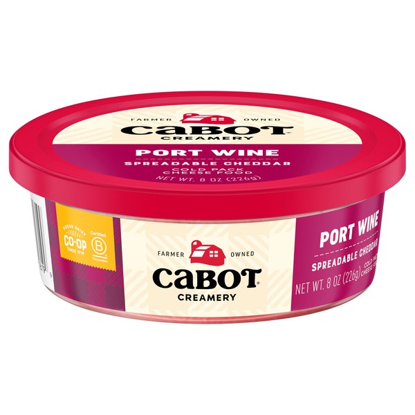 Cabot Port Wine Spreadable Cheddar