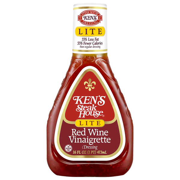 Ken's Steak House Lite Red Wine Vinaigrette Dressing