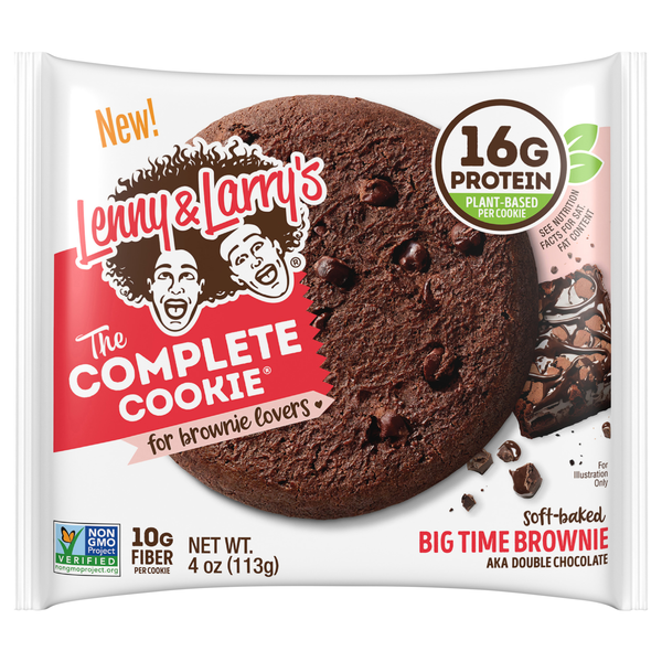 Lenny & Larry's Double Chocolate 16g Plant-Based Protein Complete Cookie