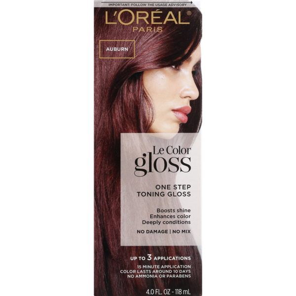 Save on L'Oreal Le Color Gloss One Step Toning Gloss Auburn Order