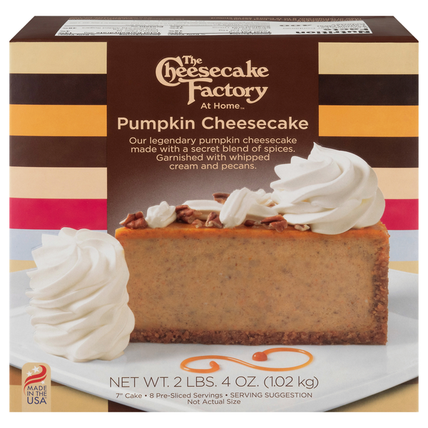 The Cheesecake Factory Pumpkin Cheesecake Pre-Sliced - 8 ct