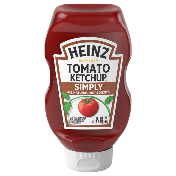 Heinz Simply Tomato No Artificial Sweeteners Ketchup