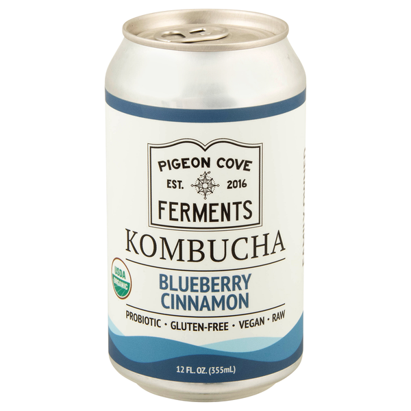 Pigeon Cove Ferments Organic Blueberry Cinnamon Kombucha